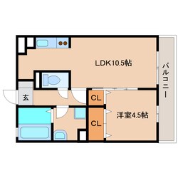 清水駅 バス14分  下野下車：停歩4分 2階の物件間取画像